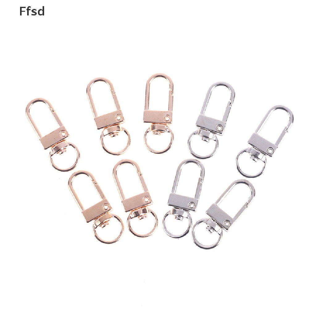 Set 10 móc khóa làm đồ trang sức thủ công cỡ 13 * 34mm