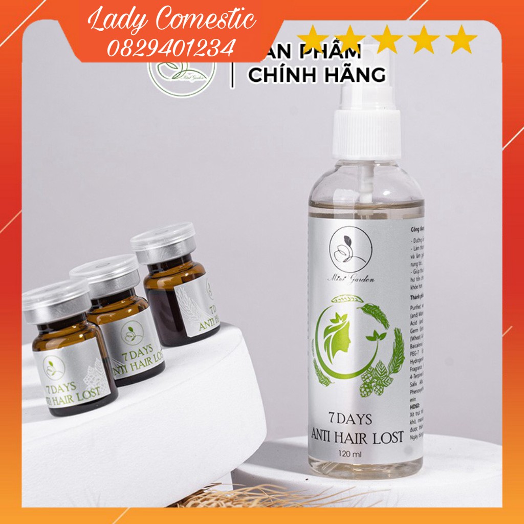 [HÀNG CHÍNH HÃNG] Xịt Dưỡng Tóc MiniGarden 7 Days Anti Hairlost 120ML