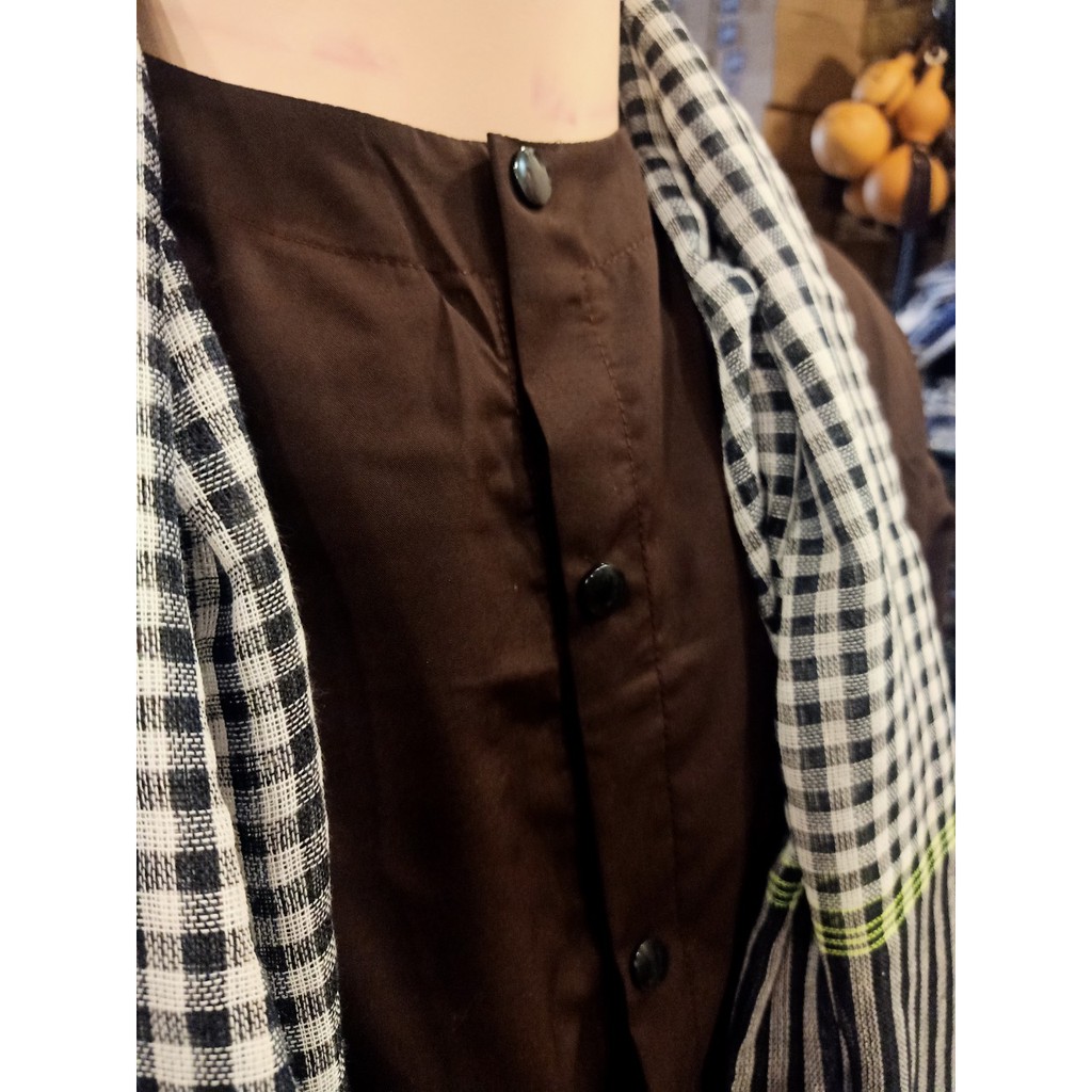 Áo Bà Ba Nam Vải Kate Cao Cấp Kèm Khăn Rằn, Quần Áo Chú Cuội Chị Hằng Nhân Dịp Trung Thu