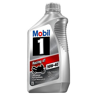 Dầu xe máy mobil 1 racing 10W40