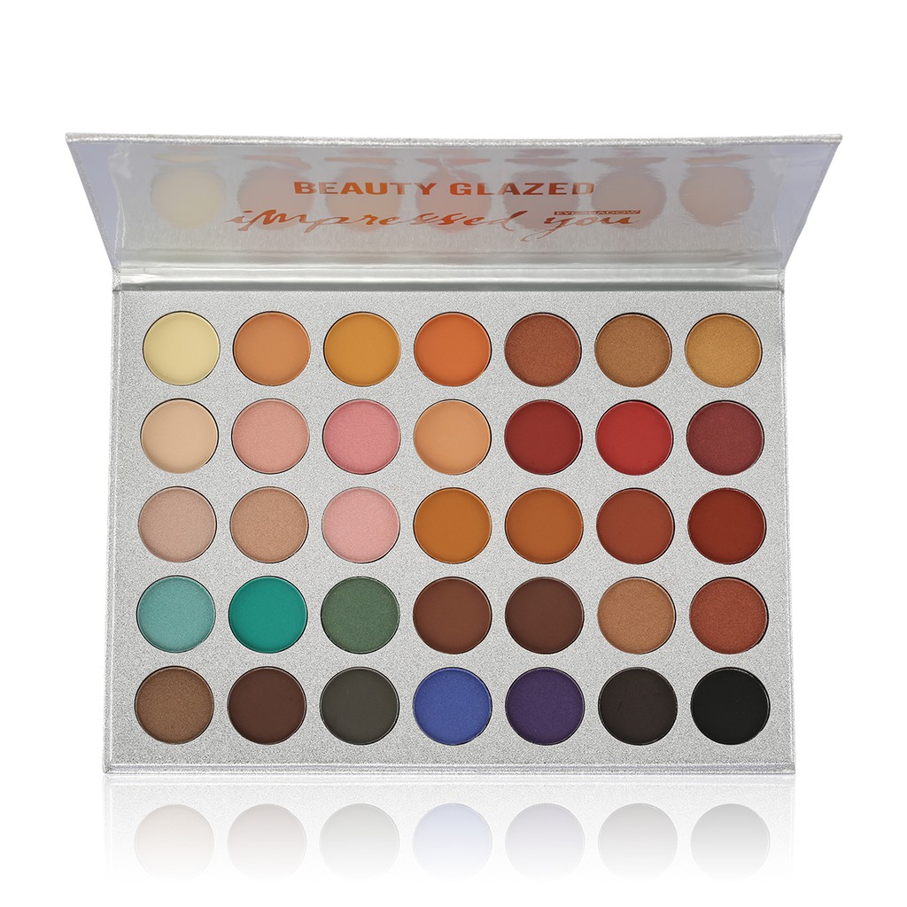 Bảng phấn mắt 35 màu lấp lánh và lì Beauty Glazed | BigBuy360 - bigbuy360.vn