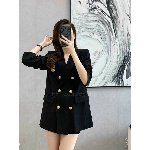 Mã 433 - Áo Vest Khuy Đồng Dáng Trẻ Trung Năng Động (kèm video+ ảnh thật)