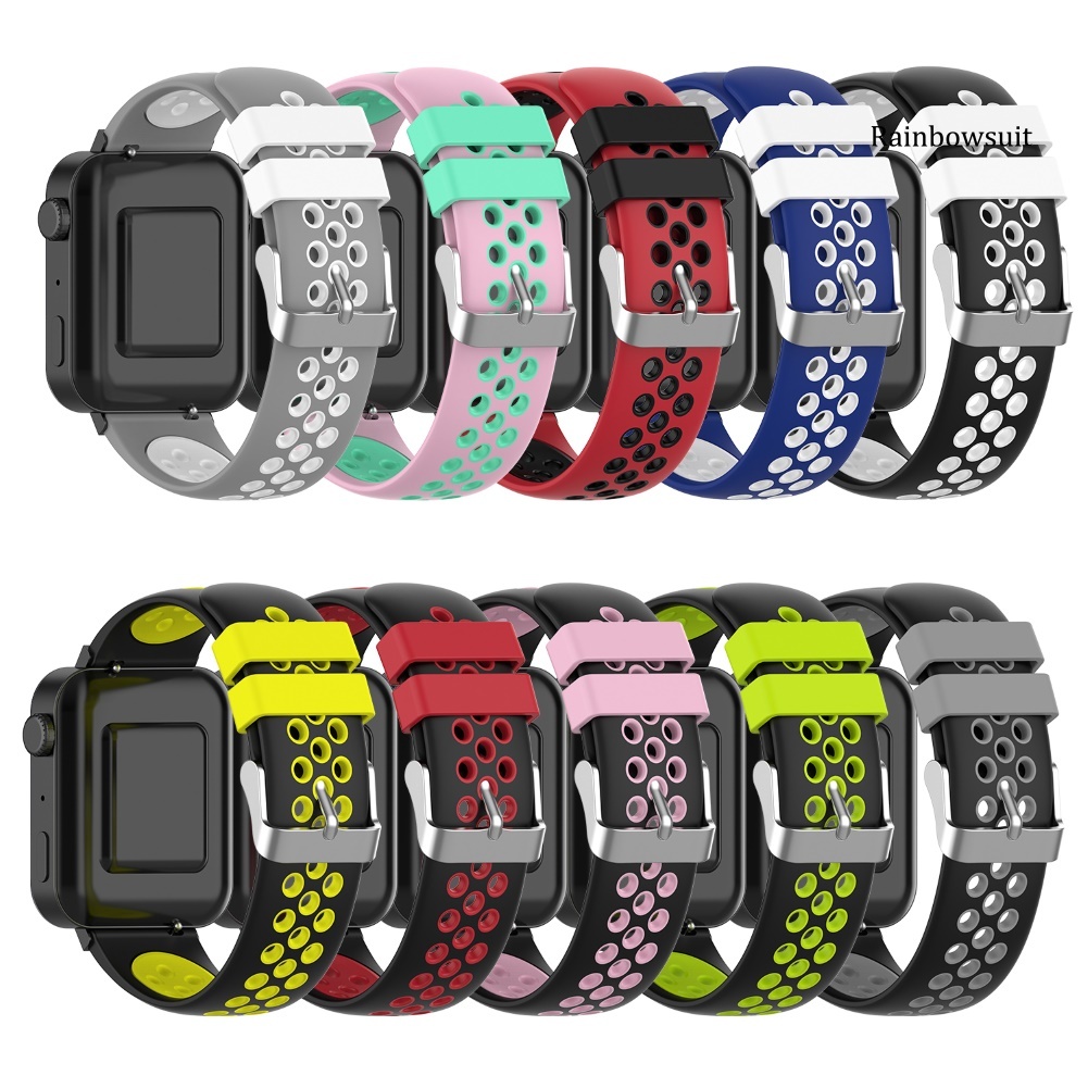 Dây Đeo Thay Thế Bằng Silicone 18mm Cho Đồng Hồ Xiaomi Xiao-Mi