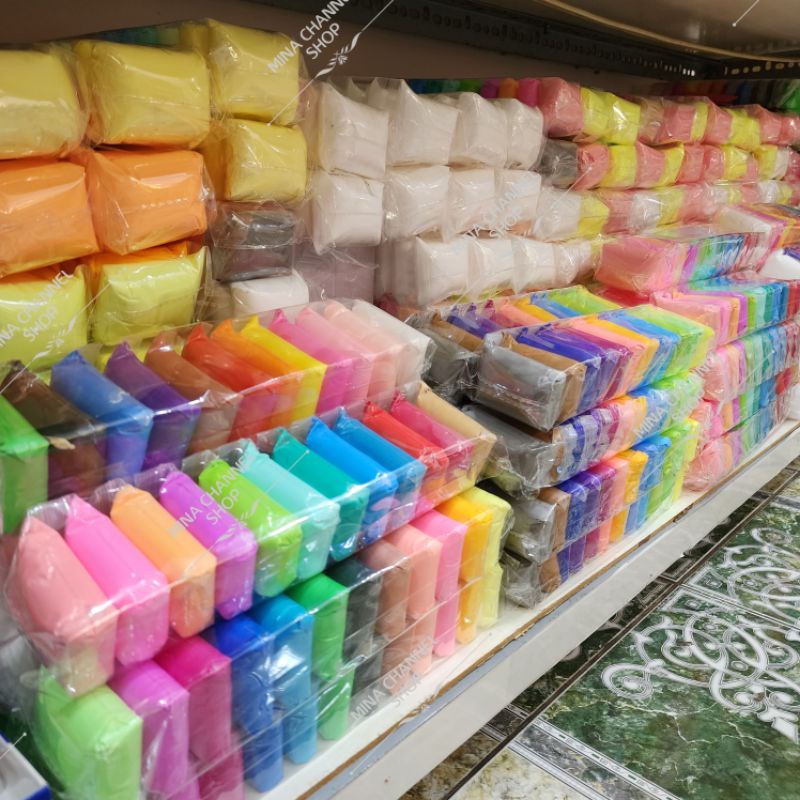 Đất Sét Giấy Super Clay 12 Màu, Nguyên liệu làm Slime, Đất Set Giấy Làm Slime Bơ