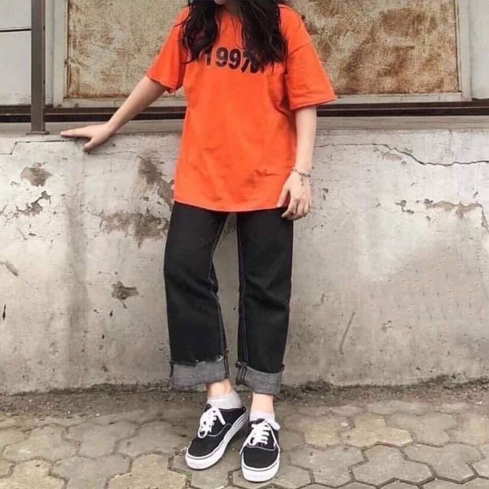 [ AI CUTE HƠN EM!!] QUẦN JEAN NỮ ỐNG RỘNG CAO CẤP BABO MÀU ĐEN CỰC HOT CỰC HIT-KCS12309