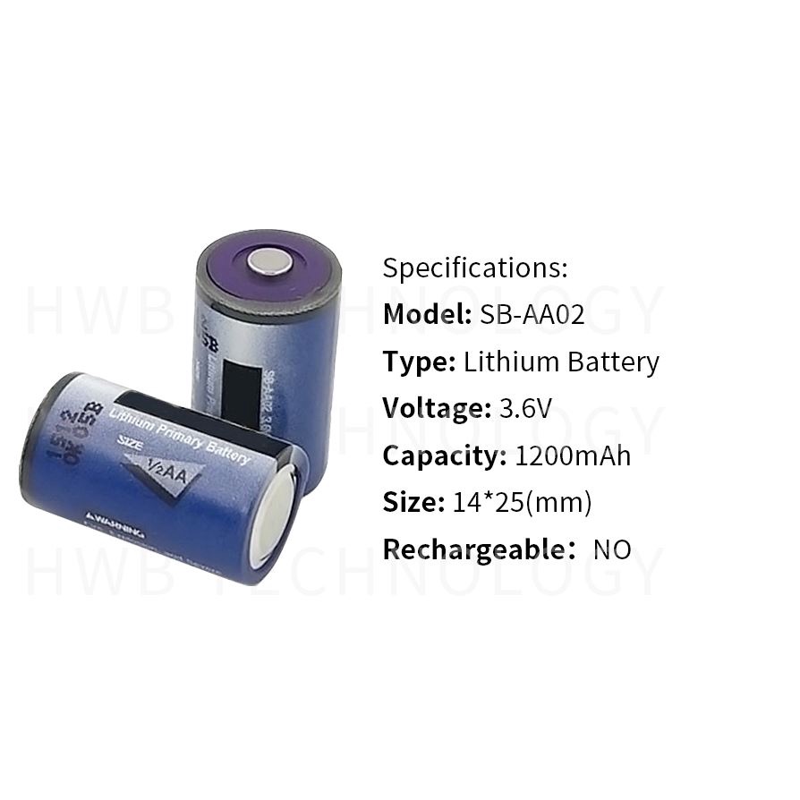 Pin nuôi nguồn Tekcell SB-AA02 ER14250 3.6V size 1/2AA