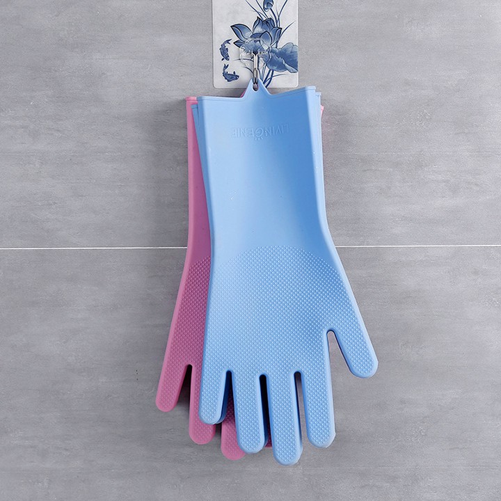 Găng tay cao su siêu dai rửa chén bát đa năng A014