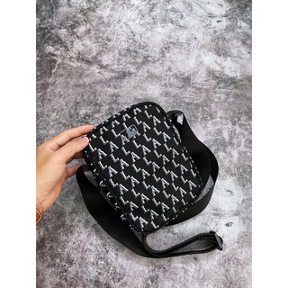 Túi Đeo Chéo minibag LA  M.L.B Monogram - Black XUẤT DƯ FULL TEM TAG CODE