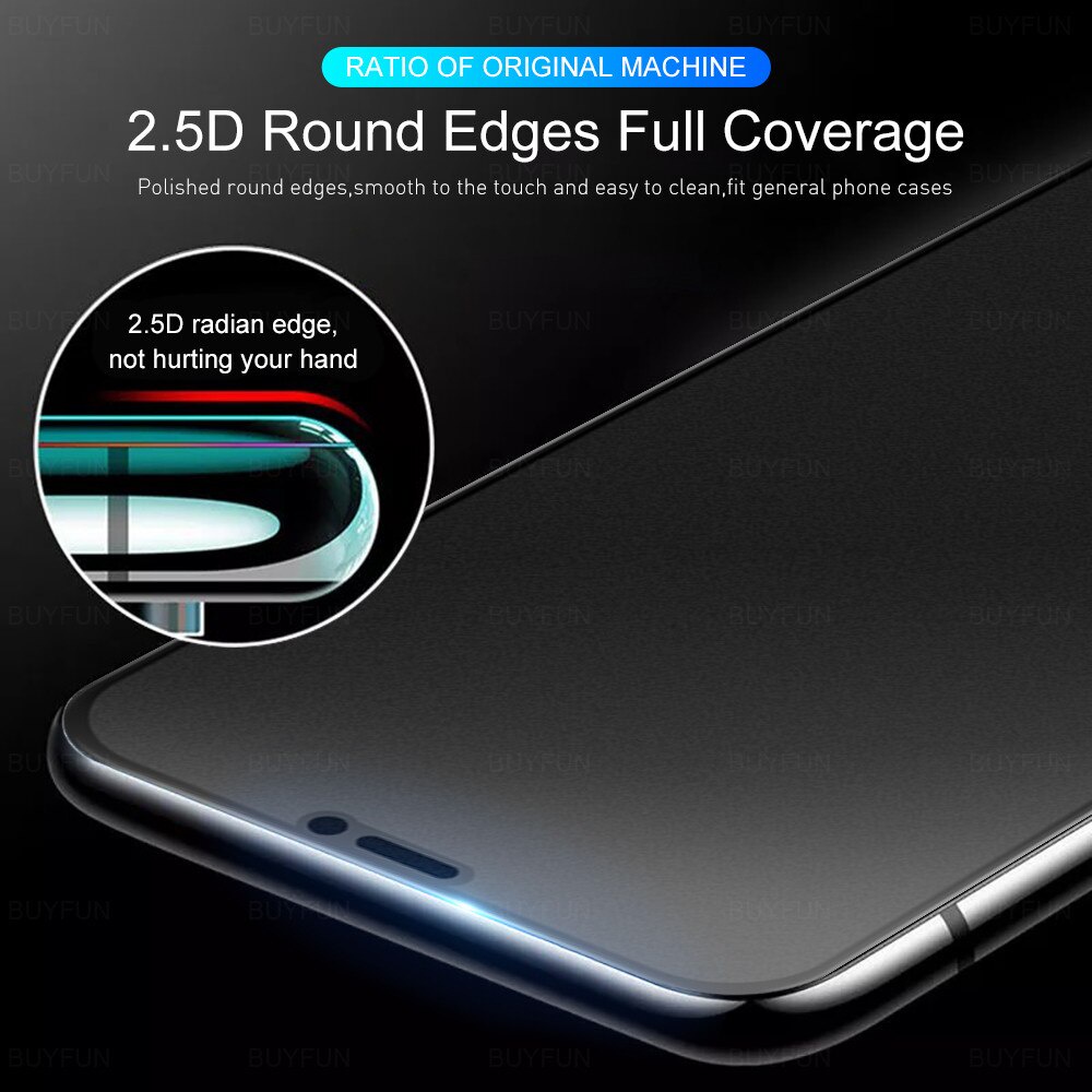 Kính cường lực 9H bảo vệ toàn màn hình thích hợp cho IPhone 13 Pro Max 12 Mini 11 X XS XR Aifon Aphone 6 7 8 Plus