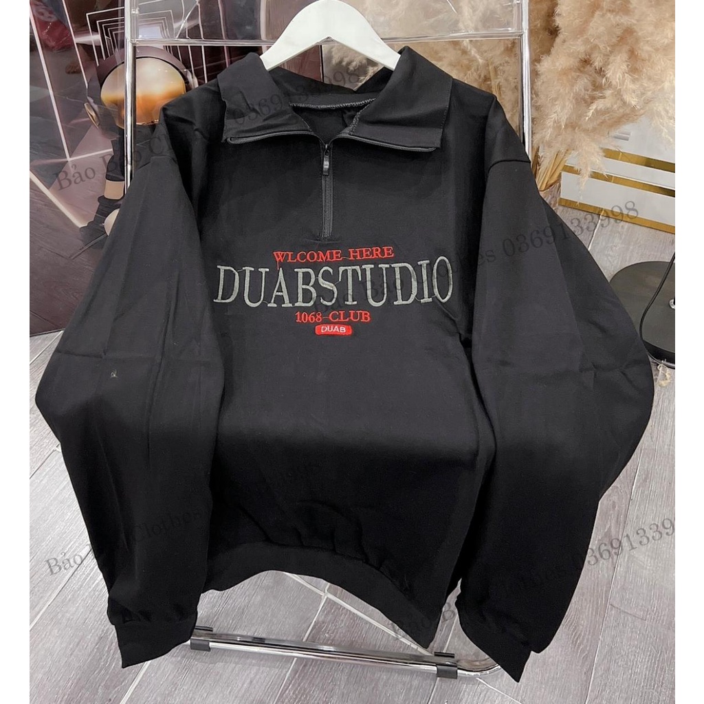 Áo Chất Tăm Cổ Bẻ PoloNam Nữ Unisex Chất Nỉ Tăm Thêu Chữ Dáng Rộng Basic Hàn Quốc