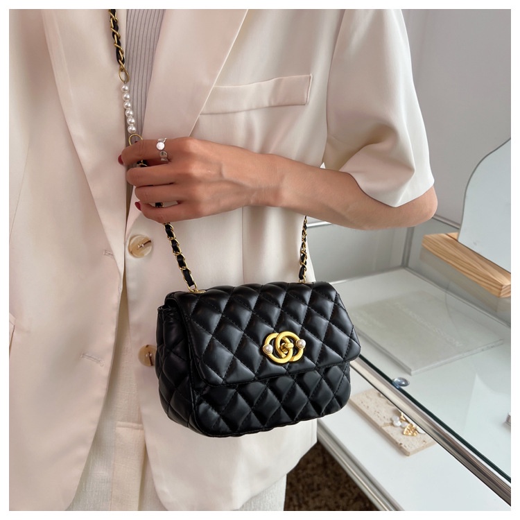 IELGY Fashion Ladies Rhombus Chain Crossbody Shoulder Bag