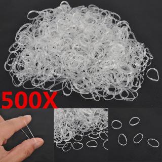 200 / 500 dây thun buộc tóc trong suốt