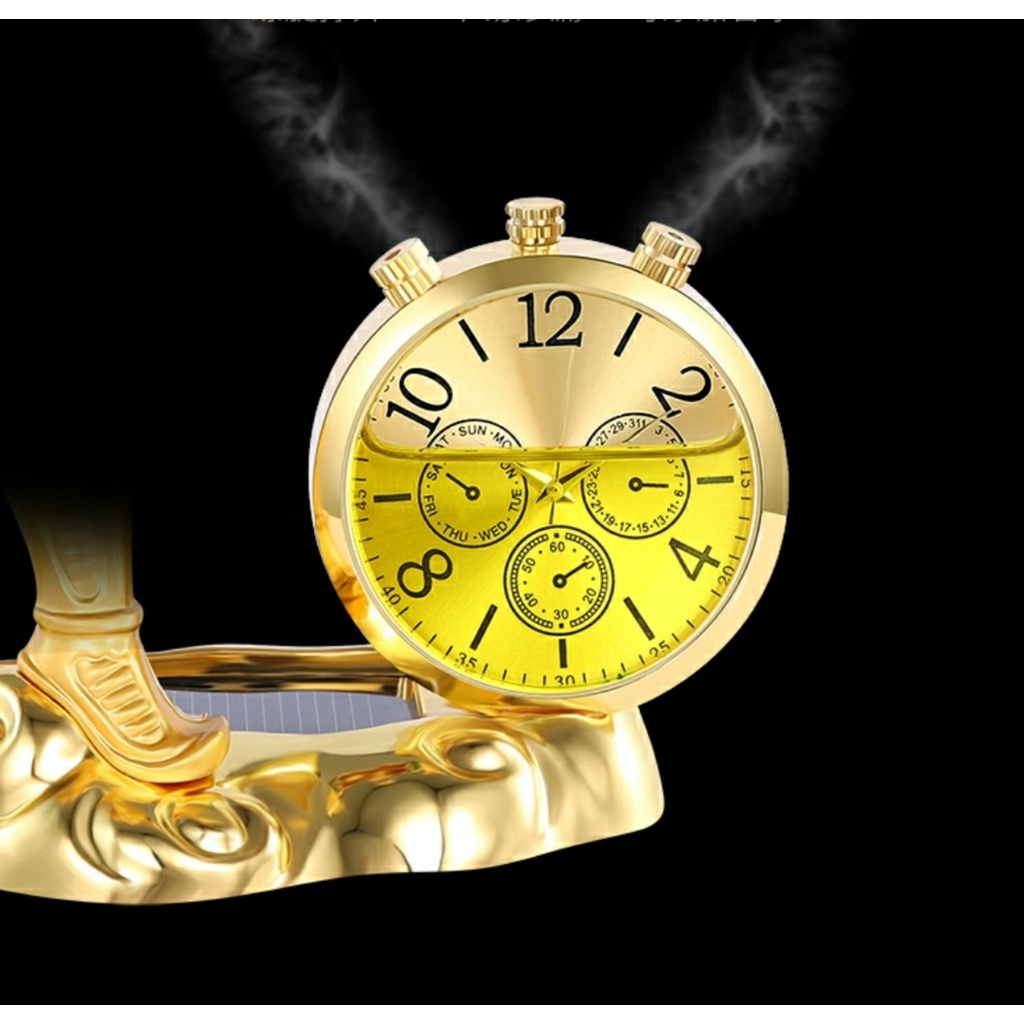 Tượng ngựa vàng nước hoa đính đá Pha lê trang trí nhà cửa hoặc đặt taplo ô tô