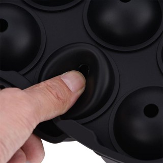 Silicone Round Ball Maker Ice Cube Tray 6 Cavities Chocolate Candy Mold Kitchen Tools