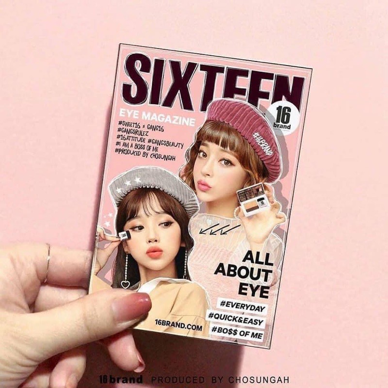 Phấn mắt Kit  16 Brand Sixteen Eye Magazine All About Eye