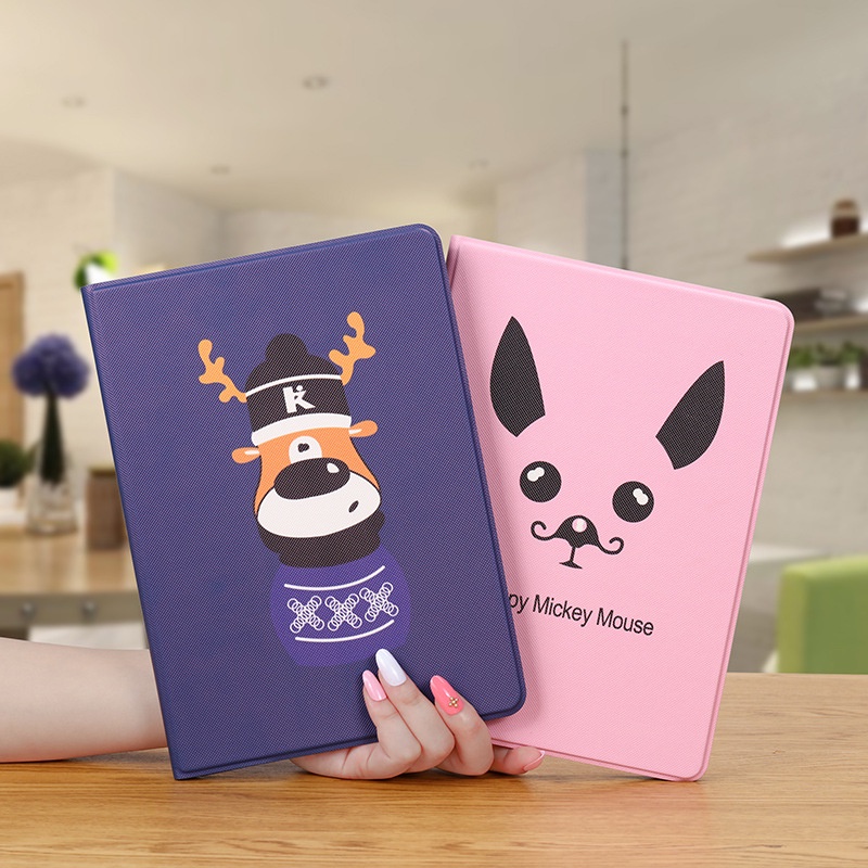 Lật Bao Da Máy Tính Bảng Mềm Họa Tiết Hoạt Hình Bảo Vệ Toàn Diện Cho Huawei Matepad 10.4 Bah3-W09 Bah3-Al00 Matepad 10.4 Inch Ốp