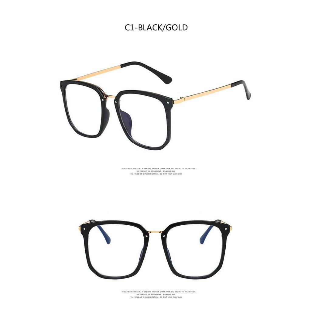 Kính Thời Trang Gọng Vuông Phong Cách Retro 2020