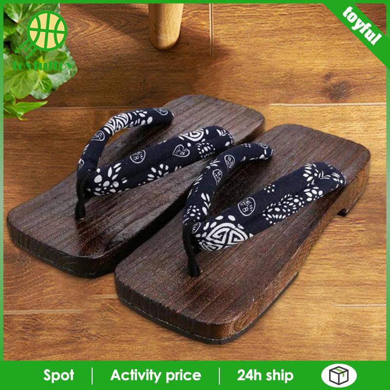 Guốc Gỗ Thoải Mái Phong Cách Nhật Bản Cho Nam Và Nữ # 40