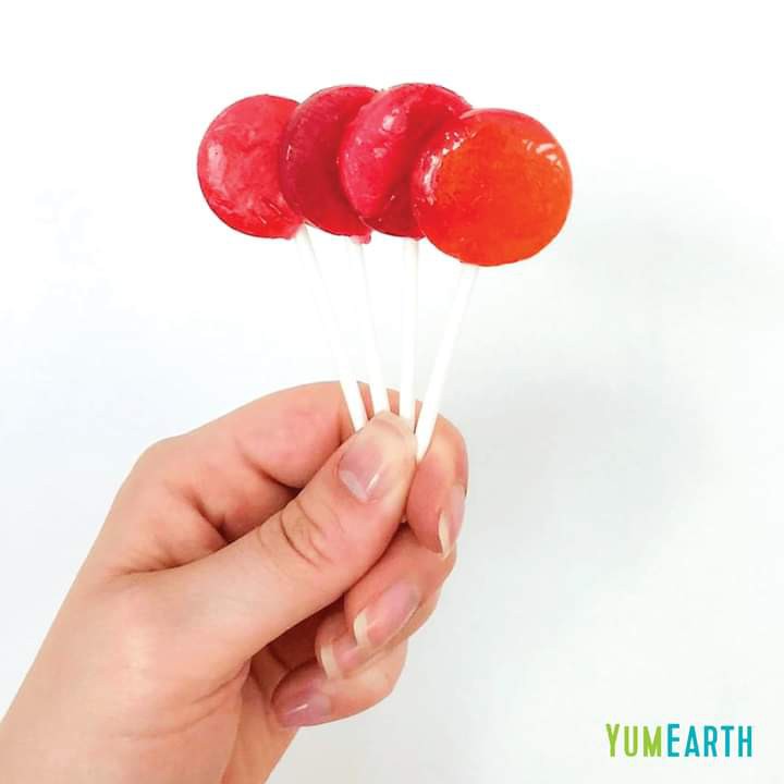 Kẹo mút HỮU CƠ hương trái cây Yumearth
