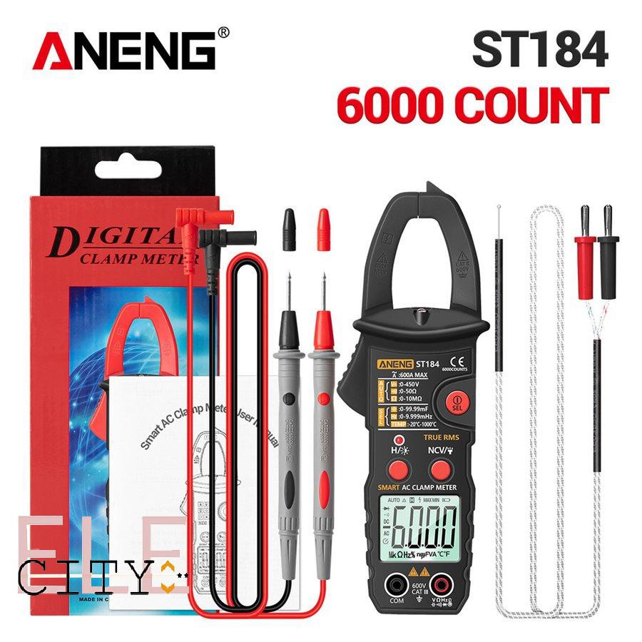 Ele】ST184 Đồng hồ vạn năng kẹp chính xác cao đa chức năng Máy đo điện áp Ac và Dc