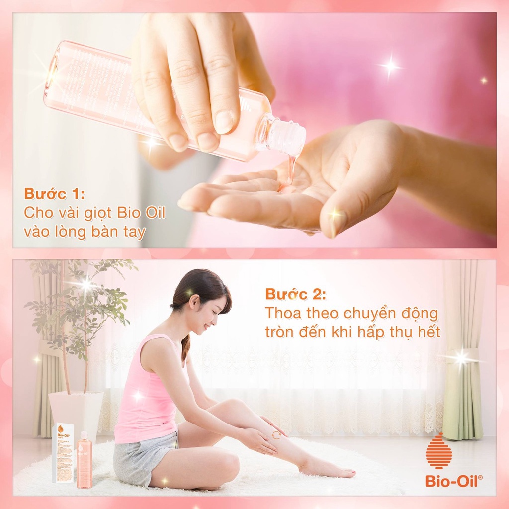 Bio-Oil Dầu chăm sóc da làm Giảm Rạn Da Và Làm Mờ Sẹo-60ml