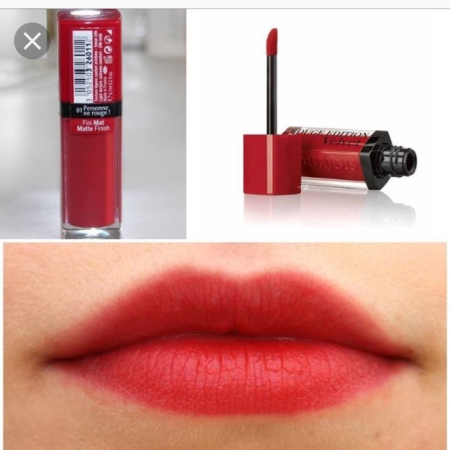Son BJ 01 với tên gọi đầy đủ là Bourjois Rouge Editon Velvet Personne Ne Rouge