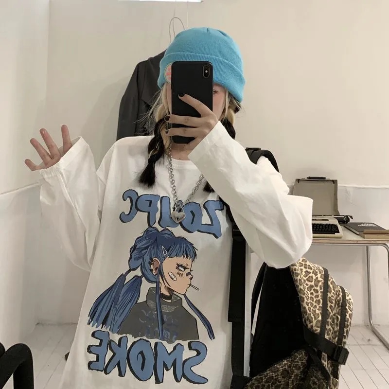 Áo thun tay dài Zoupc , Áo sweater ulzzang Tiger.86 LS61