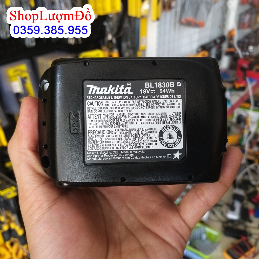 Pin Makita 3.0Ah - 5Ah chính hãng