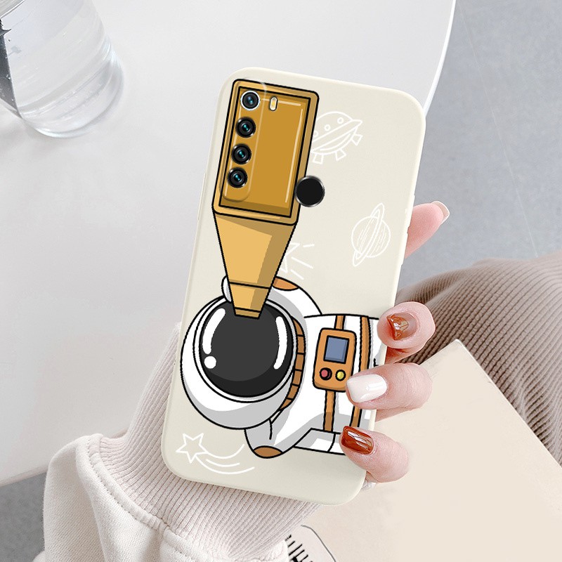 Ốp lưng Phi hành gia ngắm sao Phone Case For Xiaomi Redmi Note 8 7 Pro 8Pro 7Pro Ốp lưng thời trang hình vuông