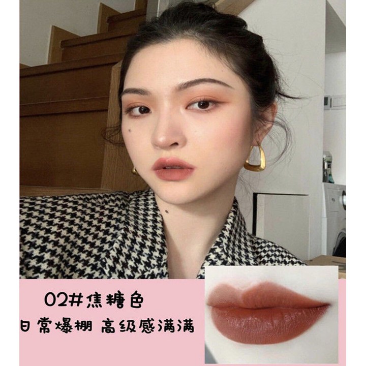 Bộ 8 cây son kem lì lâu trôi dùng trang điểm chống thấm nước hiệu ứng sương khói thương hiệu WETN | BigBuy360 - bigbuy360.vn