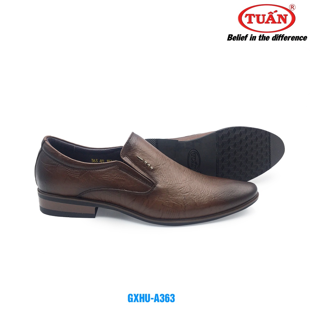 Giày da nam giày tây công sở quai da bò tự nhiên thương hiệu Tuấn GXHU-363