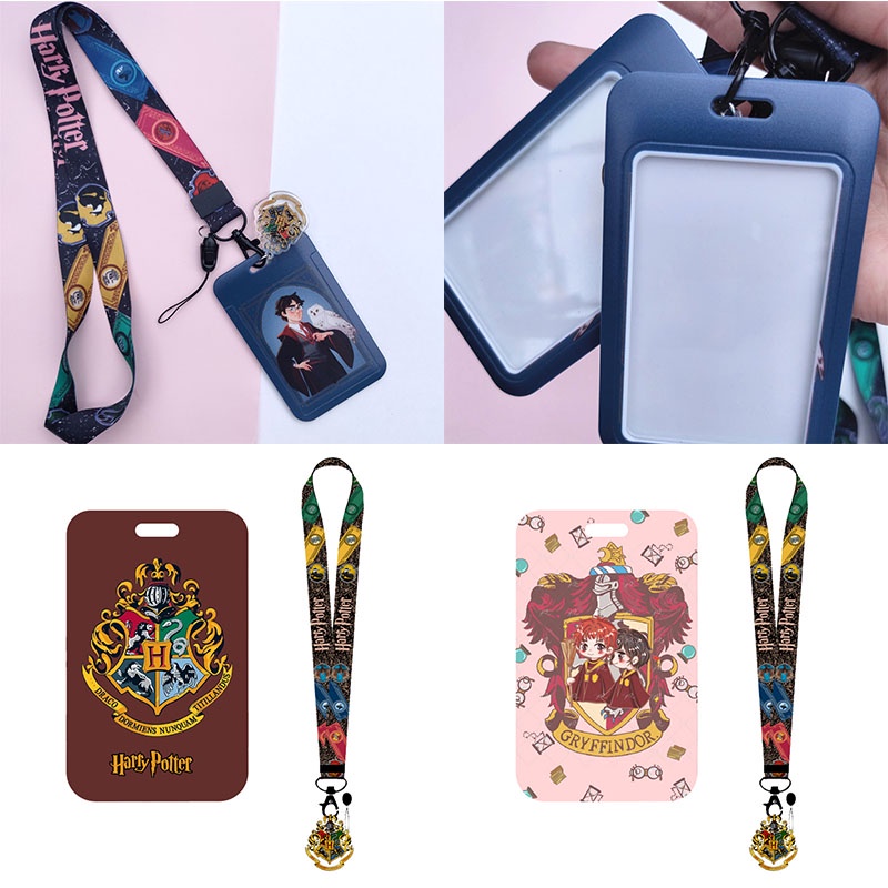 Dây Đeo Thẻ ID/Thẻ ID Bằng Silicon Họa Tiết Hoạt Hình Harry Potter