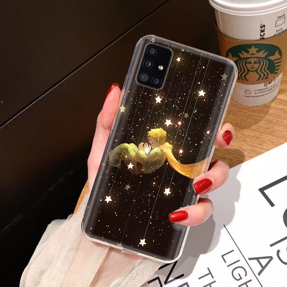 Ốp điện thoại trong suốt hình hoàng tử bé Ta110 cho iPhone 11 12 Mini X XS XR Pro Max