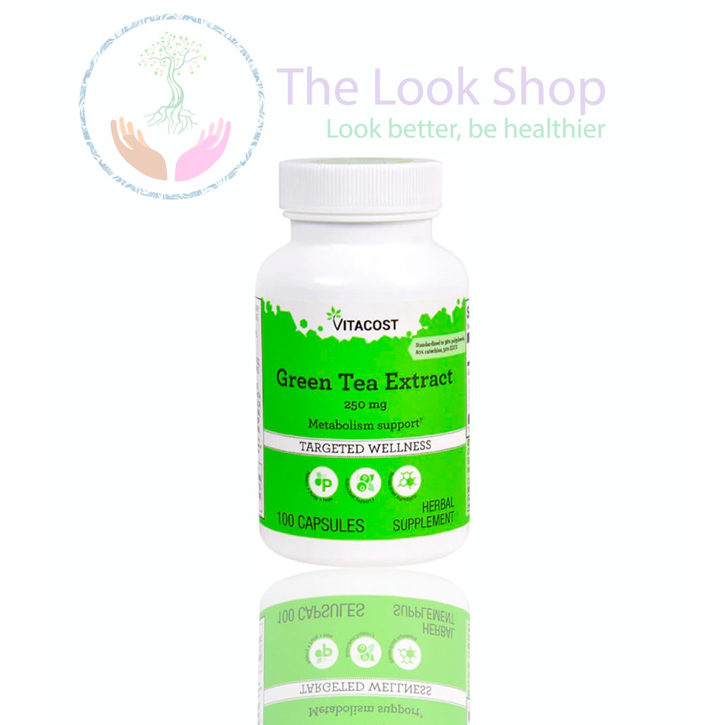 USA- Viên uống giảm cân Green Tea Extract 100 viên- Vitacost | BigBuy360 - bigbuy360.vn
