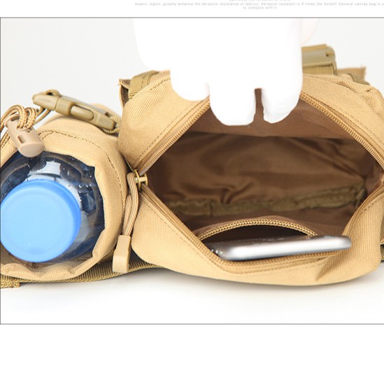 [ XẢ KHO 3 NGÀY ] Túi Đeo Hông Phong Cách Army Phượt - Có Ngăn Đựng Chai Nước, Vải Dù Độ Bền Cao -BH 3 tháng Sử Dụng | BigBuy360 - bigbuy360.vn