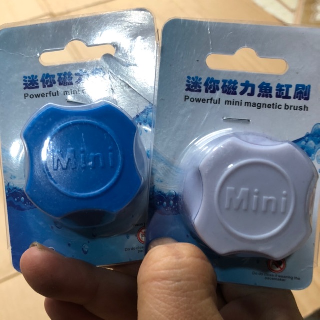 Nam châm chà rêu bám kính mini - 1 cái