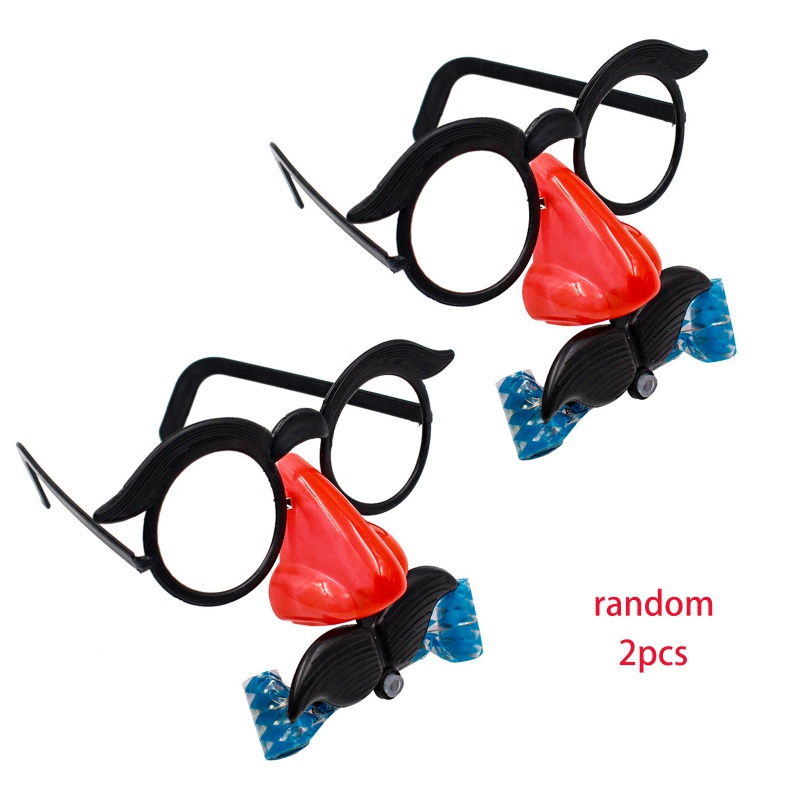 Còi Thổi Hình Rồng Đeo Mắt Kính Vui Nhộn Dùng Làm Quà Tặng Sinh Nhật Cho Bé