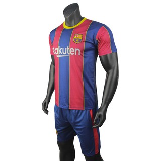 ⚡Quần Áo Đá Bóng CLB Barcelona⚡ Màu Đỏ Xanh Sân Nhà  Mùa Giải 2020-2021 Form thon, Thấm Hút Mồ Hôi Tốt - Hapisport