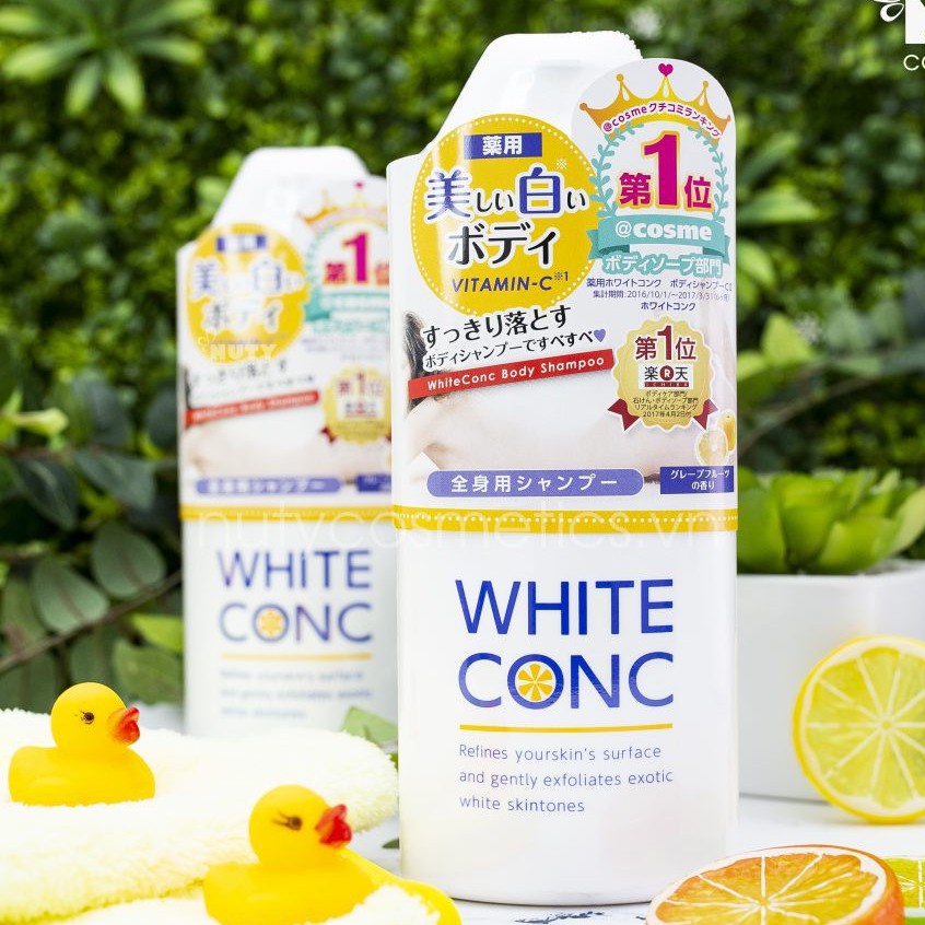 [Mã FMCGMALL -8% đơn 250K] Sữa Tắm Trắng White Conc Body Wash (360ml)