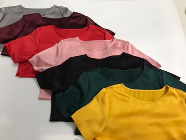 [Mã FASHIONT4WA2 giảm 10K đơn 50K] Áo lụa cổ tròn | BigBuy360 - bigbuy360.vn