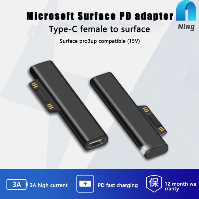 Đầu Chuyển Đổi Pd Sang Usb Type C 15v / 3a Chuyên Dụng Cho Microsoft