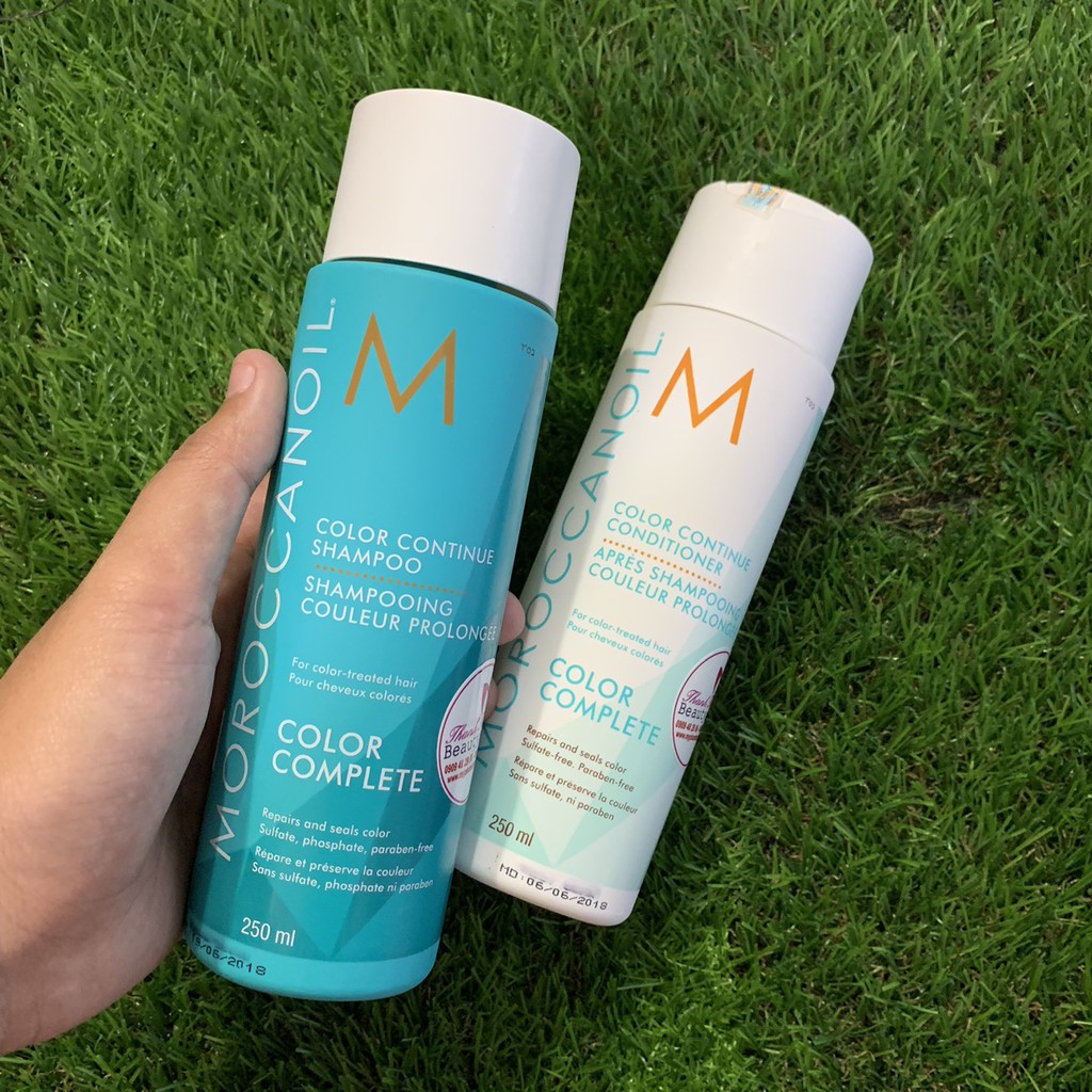 Chính hãng  Dầu gội xả duy trì màu nhuộm Color Complete Moroccanoil 250mlx2 ( New 2021 )