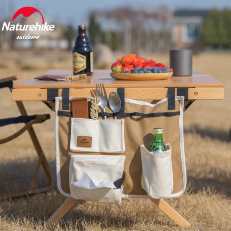 [CHÍNH HÃNG] Túi Treo Canvas Dạng Ngang Đựng Đồ Dã Ngoại Chia Ngăn Glamping Naturehike NH20PJ125