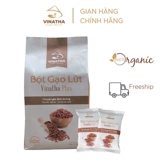 BỘT GẠO LỨT HUYẾT RÔNG VINATHA PLUS - CHUYÊN GIA DINH DƯỠNG, TIÊU MỠ, ĐẸP DA, TỐT CHO SỨC KHỎE ( 960gram - 24 túi nhỏ )