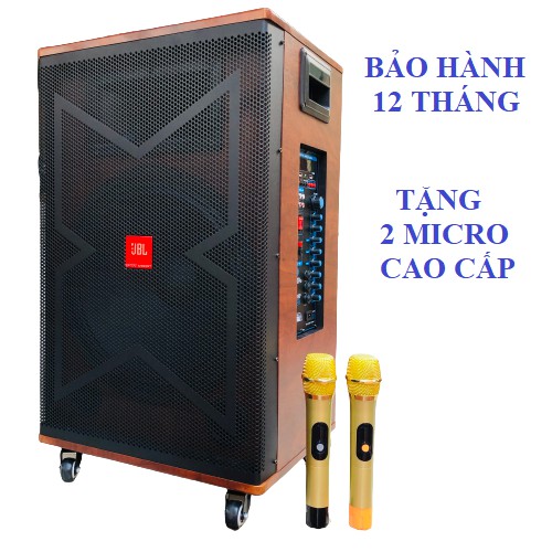 Loa Kéo JBL Bass 40 Cao Cấp Tặng 2 Micro Hút Ẩm Cực Đỉnh Karaoke