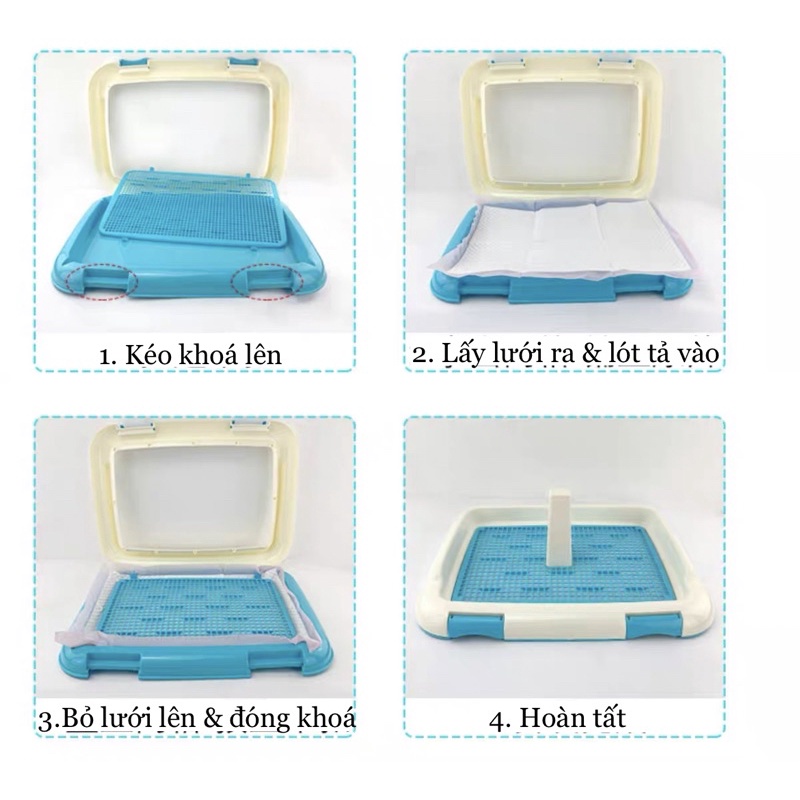 Khay vệ sinh giúp chó đi đúng chỗ