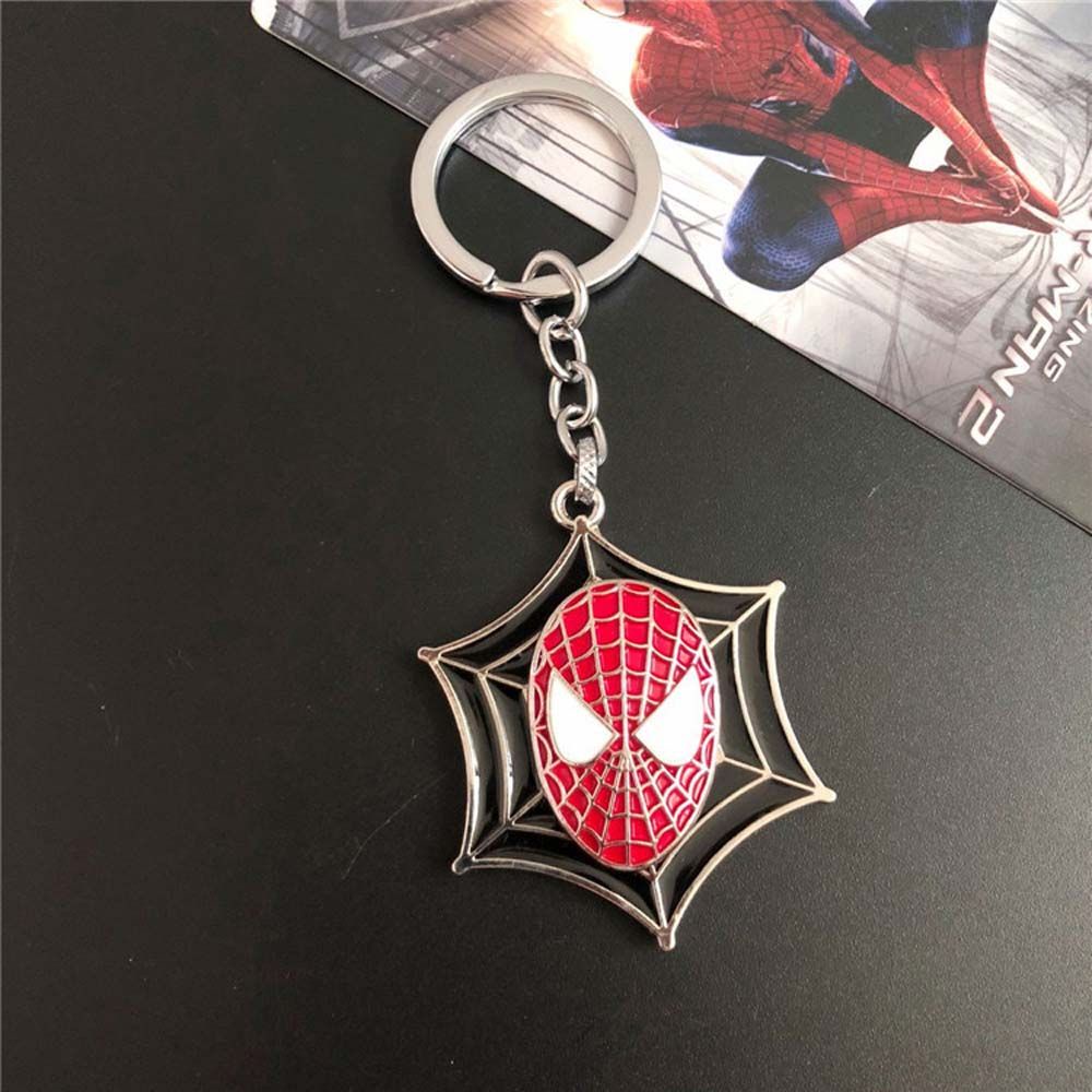 Móc chìa khóa bằng kim loại họa tiết Spiderman Avengers thời trang