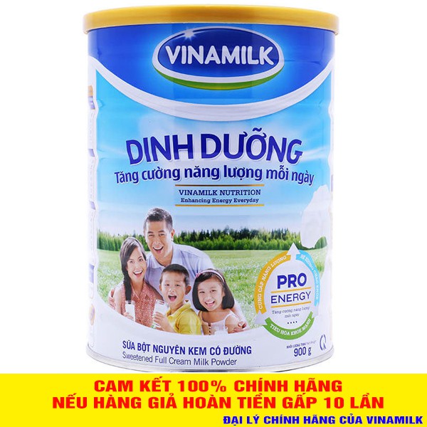 Sữa bột nguyên kem Vinamilk 900g