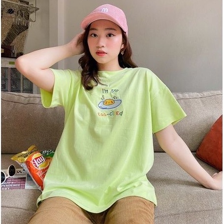Sibling House - Áo thun tay ngắn hoạ tiết thêu nổi Egg tee