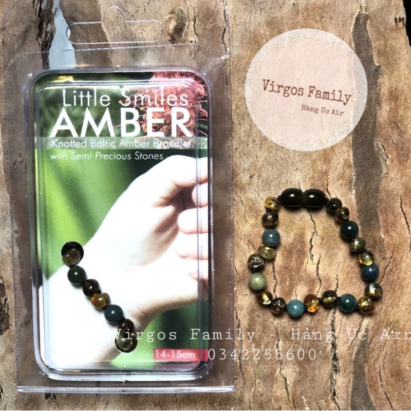 [Mã FAGREAT55 giảm tới 50K đơn 250K] Vòng tay hổ phách Little Amber Úc